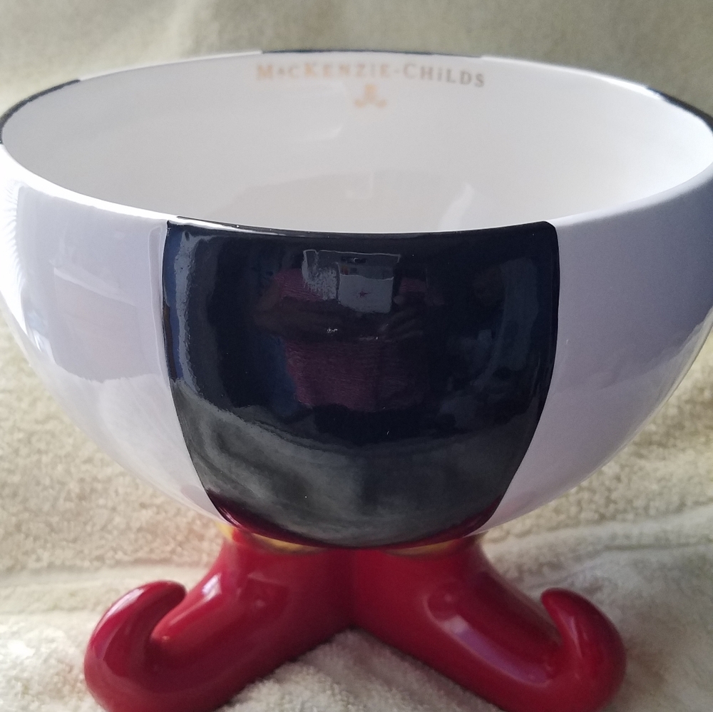 Mackenzie-Childs-Santa Lidded Serving Dish - Picture 6 of 6